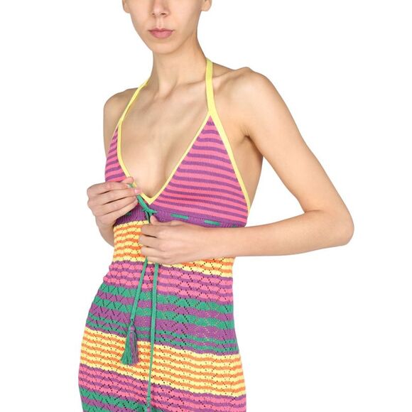 Gallo 1927 Women Mini Striped Dress - Picture 4 of 4